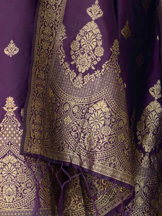 Cotton Silk Kurta and Pant Set with Banarasi Silk Dupatta - FitVibe Fashion