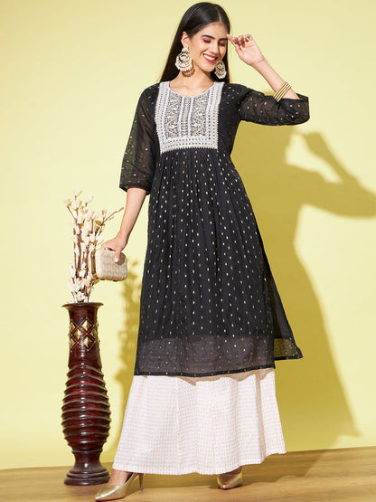 Women chanderi modal Butti - FitVibe Fashion