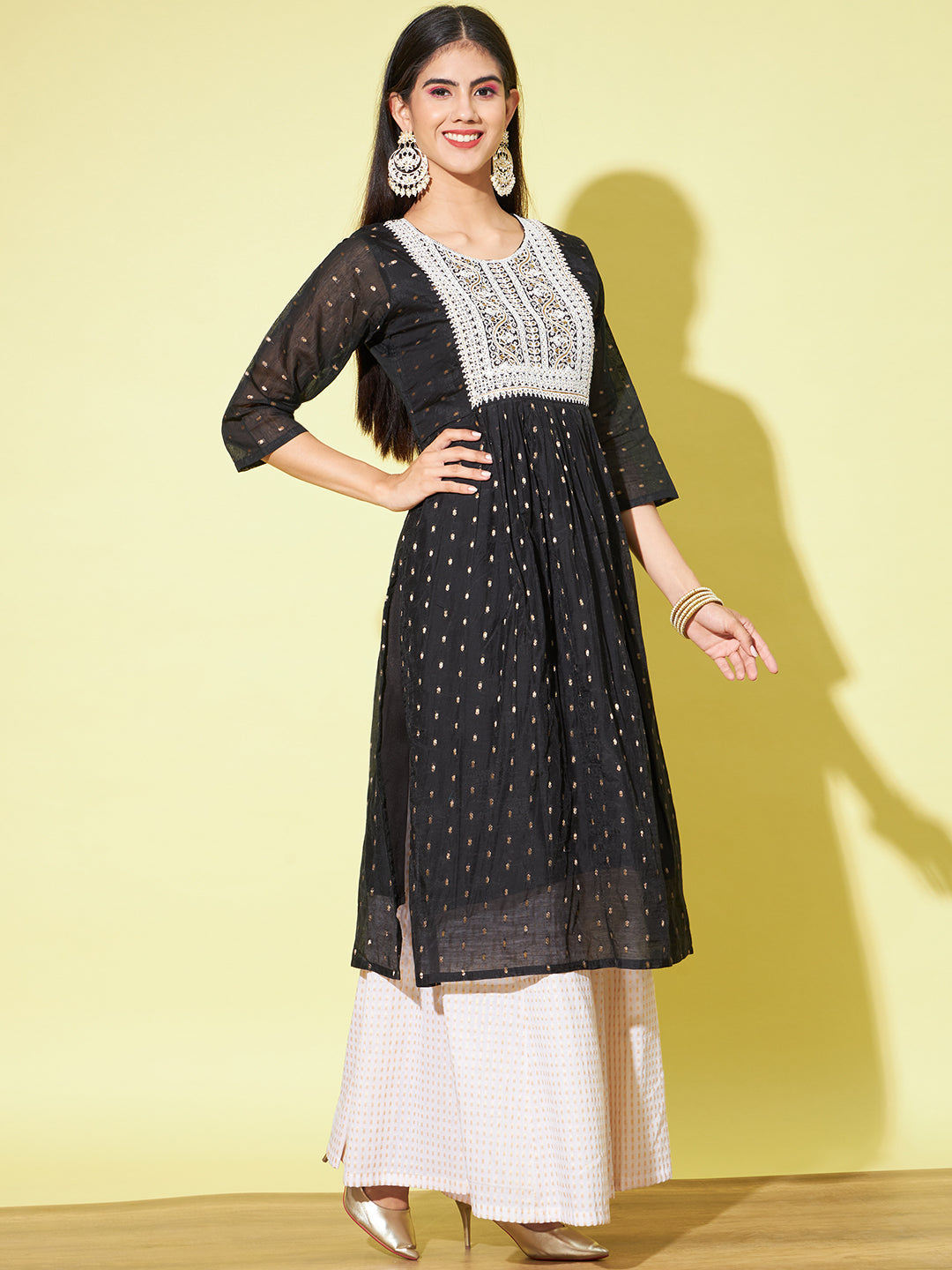 Women chanderi modal Butti - FitVibe Fashion