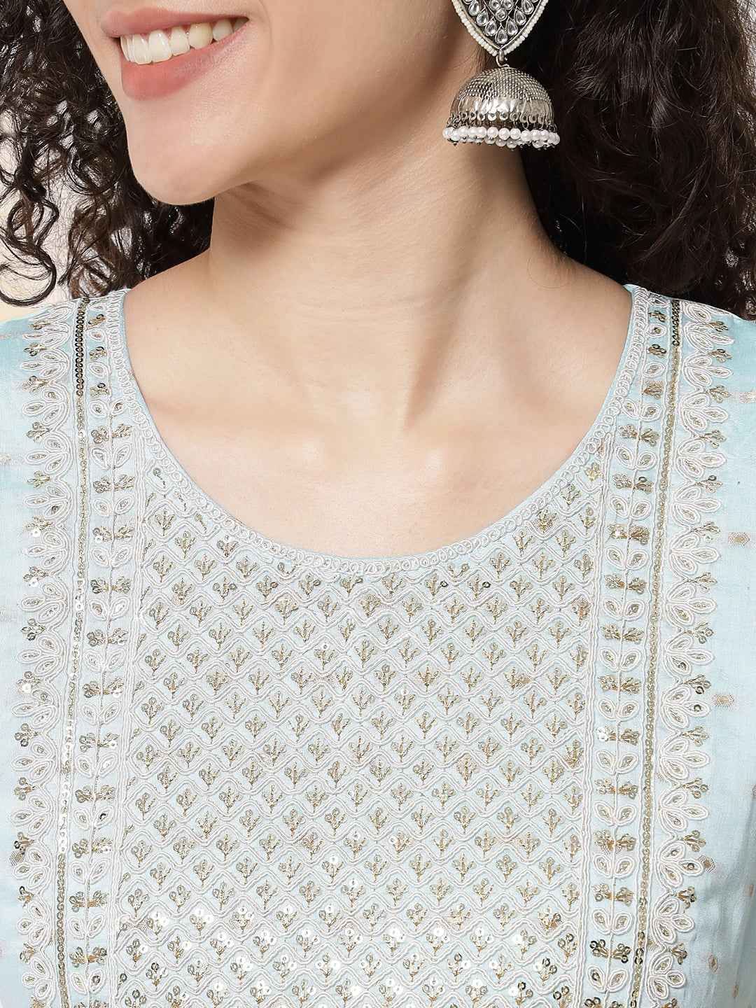 Anaya Women Chanderi Modal Butti kurta