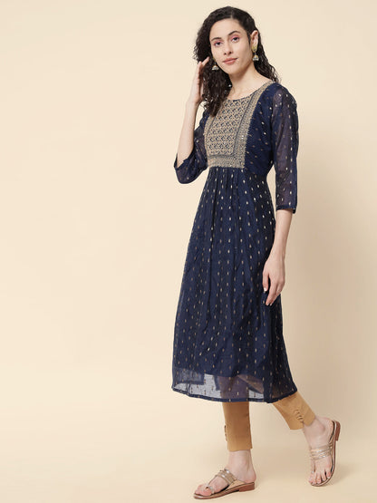 Women chanderi modal Butti - FitVibe Fashion