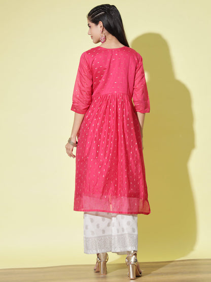 Women chanderi modal Butti - FitVibe Fashion
