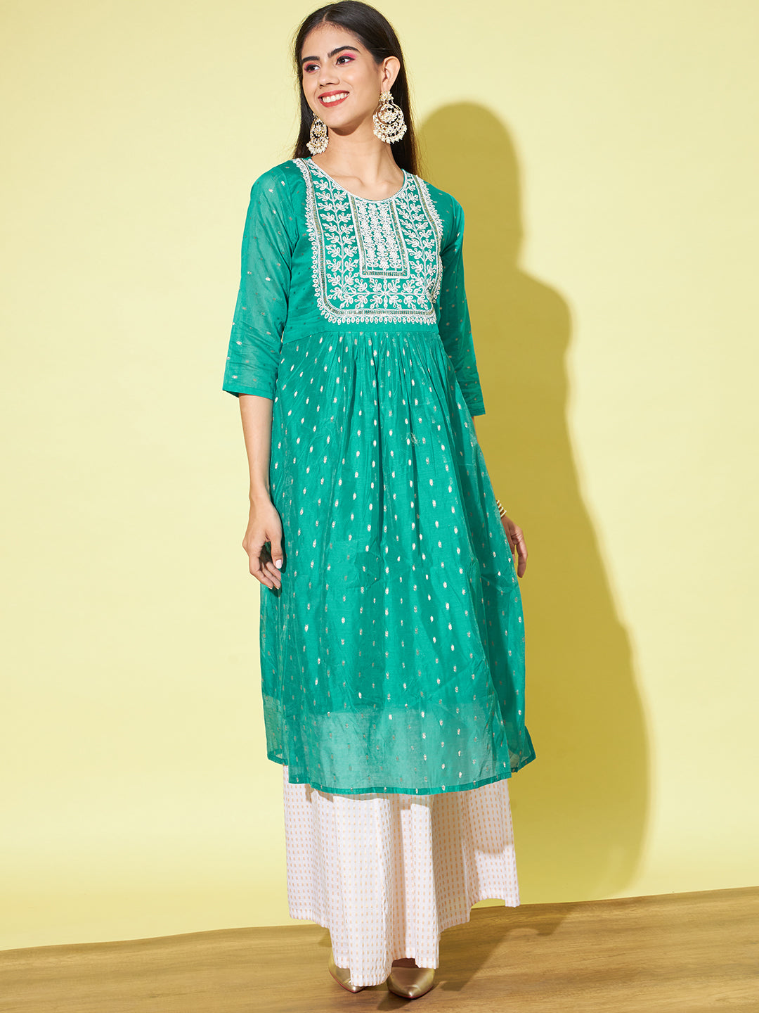 Women chanderi modal Butti - FitVibe Fashion