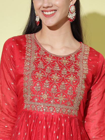 Women chanderi modal Butti - FitVibe Fashion