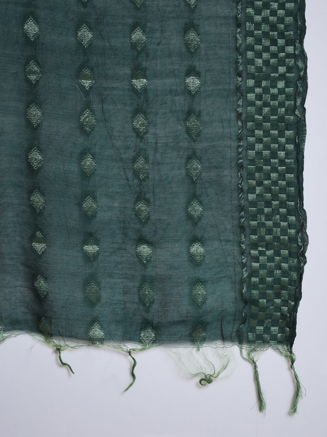 Cotton Silk Jacquard Kurta Pant With Banarasi Silk dupatta - FitVibe Fashion