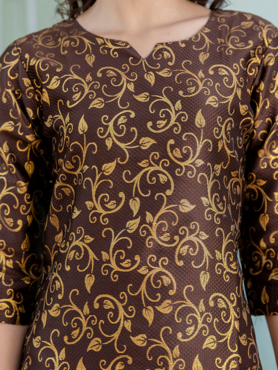 Kanishka Cotton Silk Jacquard Kurta Pant & Banarasi Dupatta Set – Elegant Party Wear Outfit - FitVibe Fashion