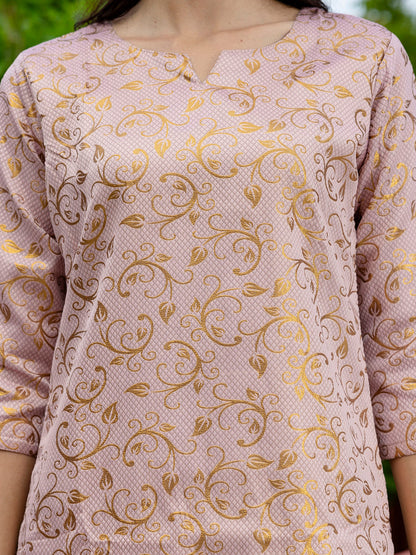 Kanishka Cotton Silk Jacquard Kurta Pant & Banarasi Dupatta Set – Elegant Party Wear Outfit - FitVibe Fashion