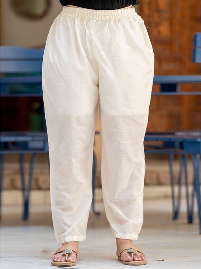 Varnika Chanderi Silk Kurta Set: Coding Embroidery, Party Wear Elegance - FitVibe Fashion