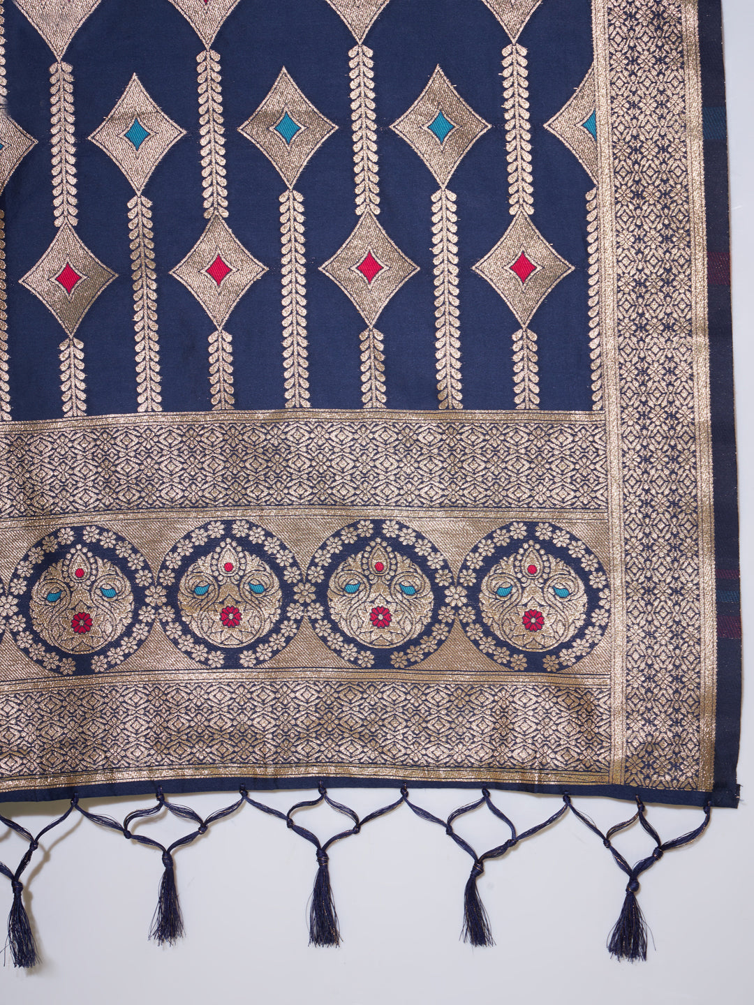 Cotton Silk Jacquard Kurta Pant With Heavy Banarasi Silk Dupatta - FitVibe Fashion