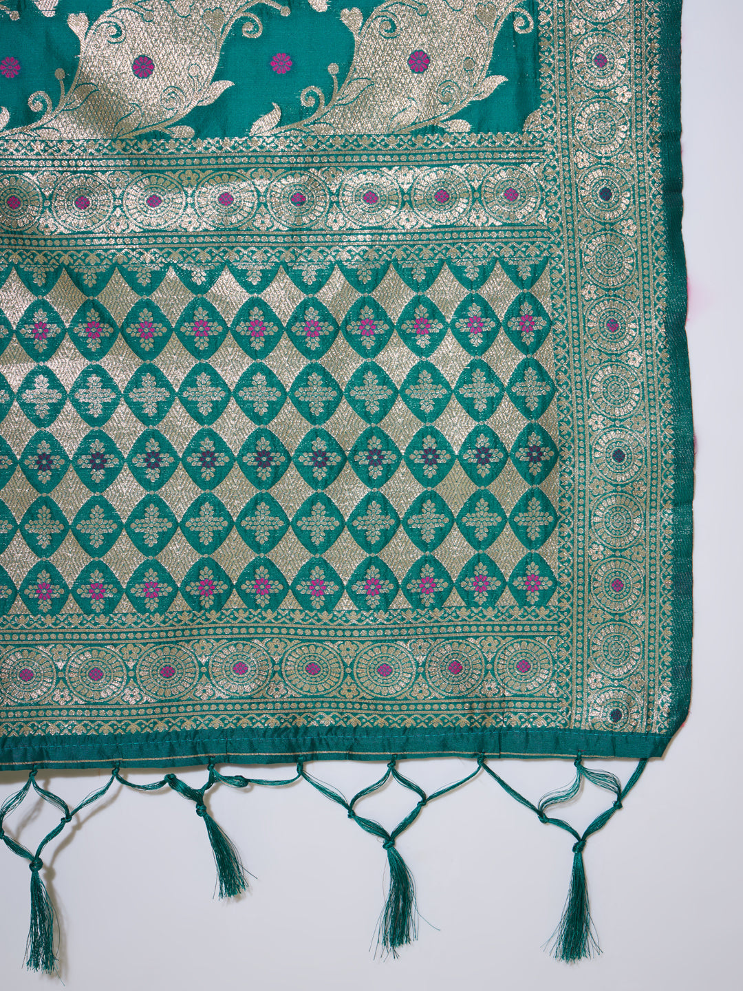 Cotton Silk Jacquard Kurta Pant With Heavy Banarasi Silk Dupatta - FitVibe Fashion