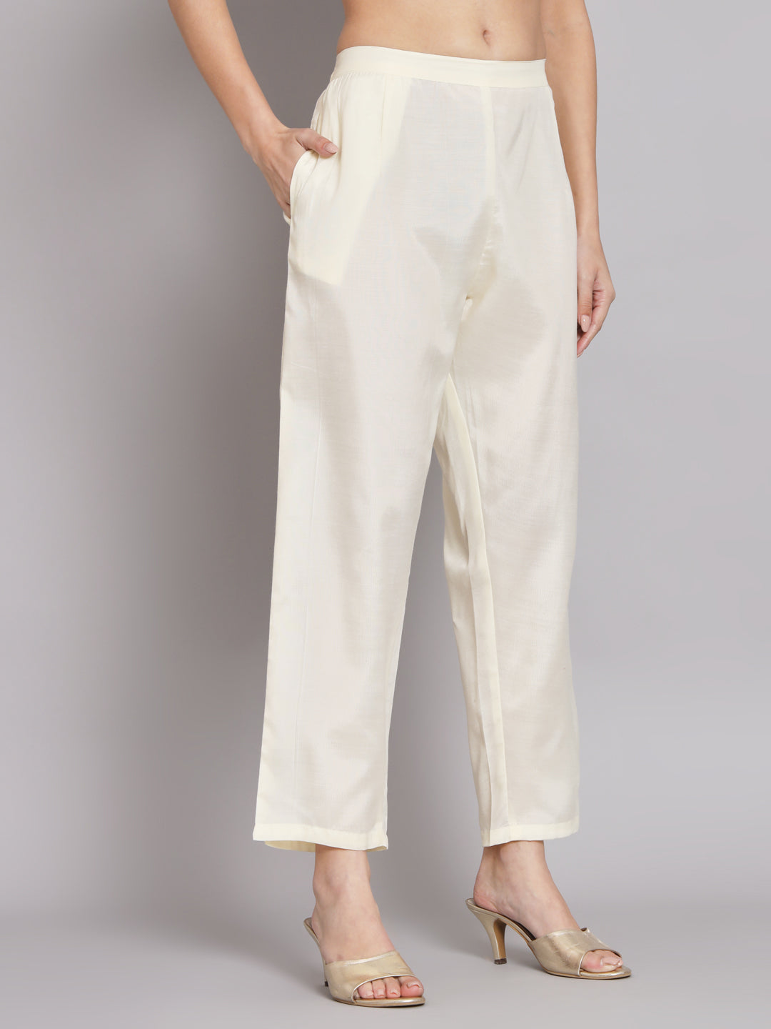 Kurta and Trouser Duppata Set Chanderi Modal Butti - FitVibe Fashion