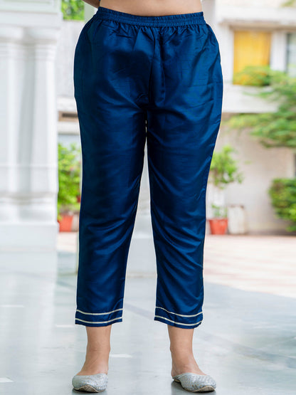 Bisakha Silk Blend Embroidered Kurta Set with Dupatta - FitVibe Fashion