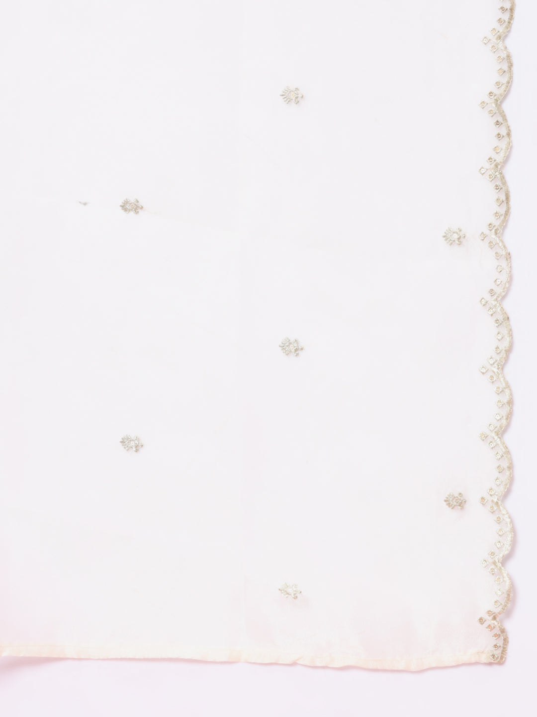 Saanjh  Silk Blend Kurta and Trouser Set with Organza Dupatta - FitVibe Fashion