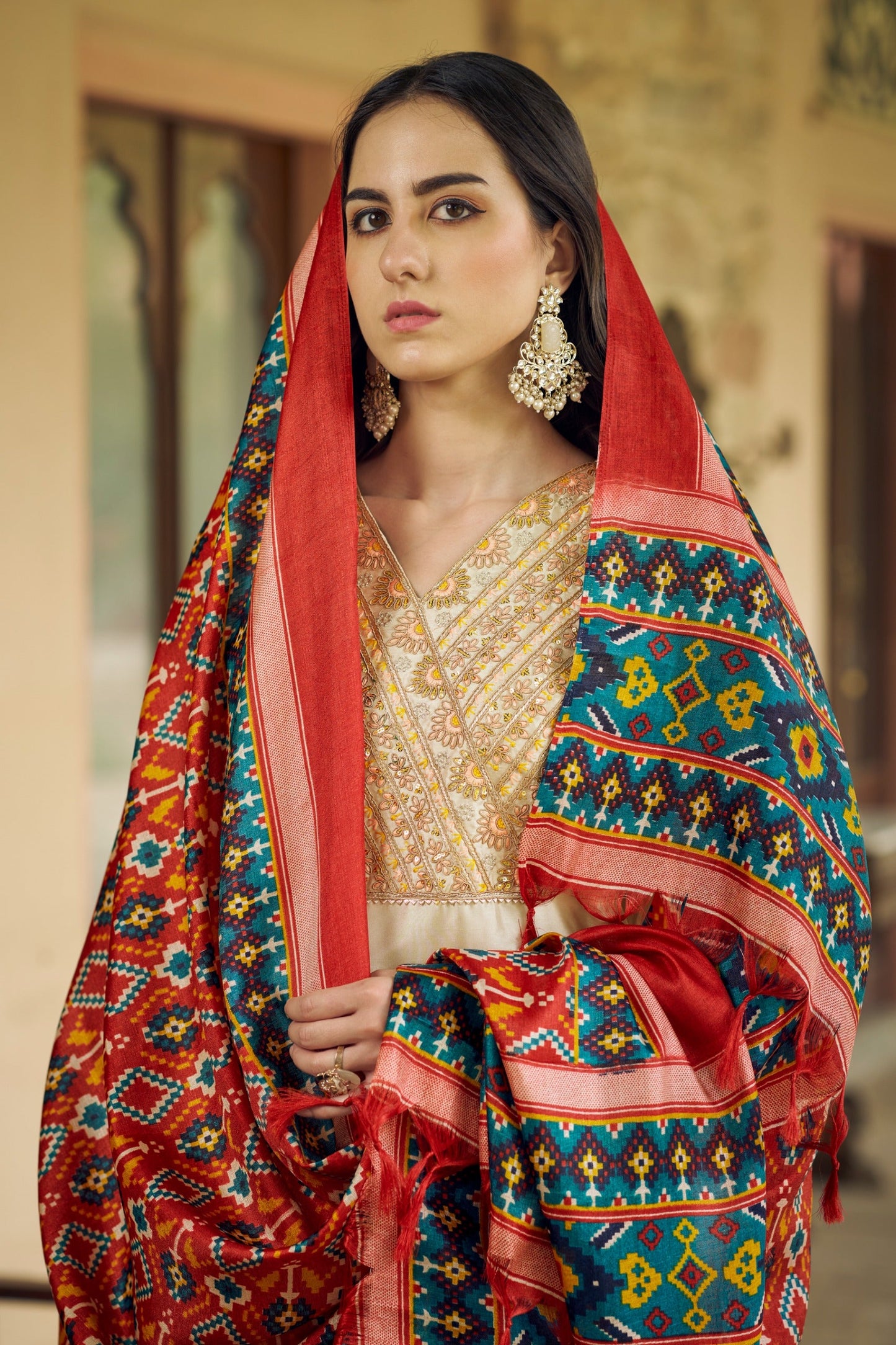 Meherbaan  Women Kurta and Trousers Pant Set Silk Blend - FitVibe Fashion