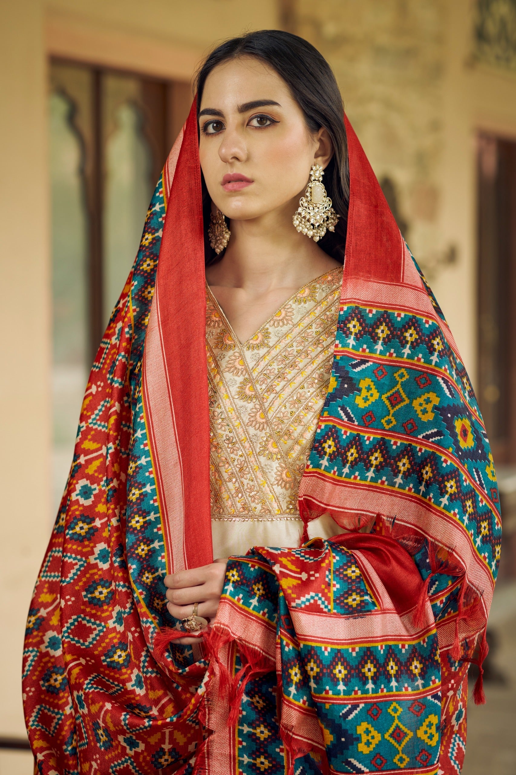 Meherbaan  Women Kurta and Trousers Pant Set Silk Blend - FitVibe Fashion