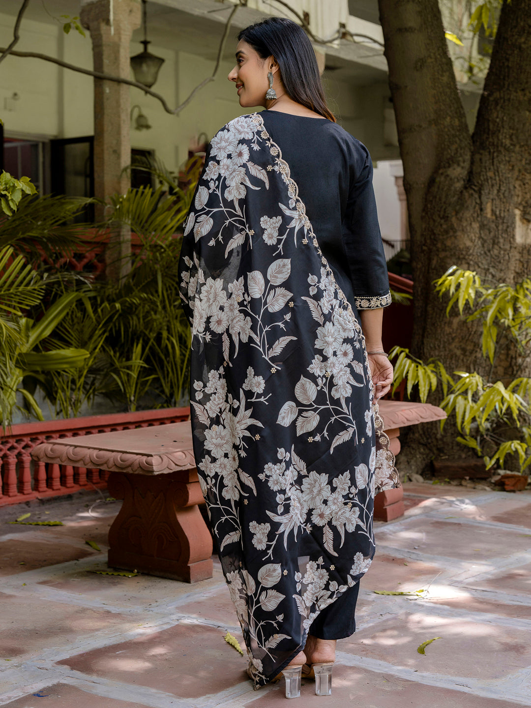 Basanti Suit Set Viscose Rayon Fabric - FitVibe Fashion