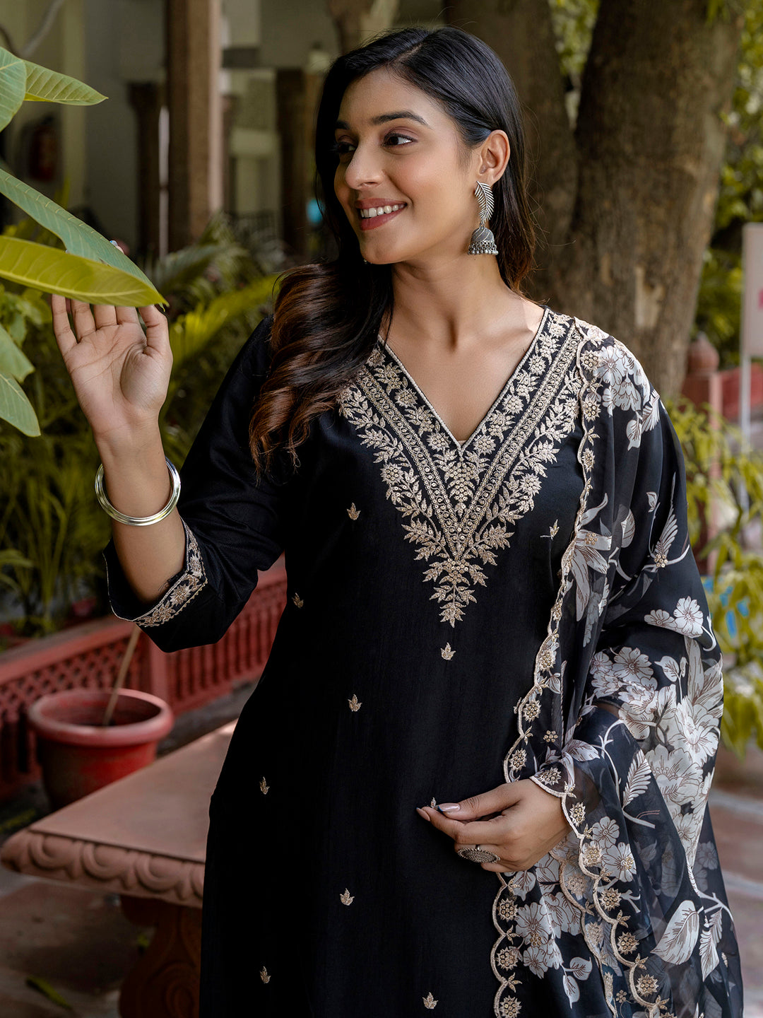 Basanti Suit Set Viscose Rayon Fabric - FitVibe Fashion