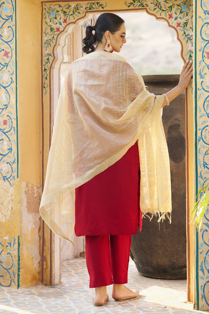 Apsara Women Kurta and Pant Sest Viscose Rayon - FitVibe Fashion