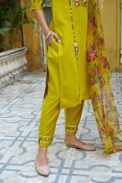 Reshmi Women Kurta and Pant Sets Viscose Rayon Fabric - FitVibe Fashion