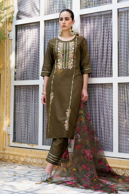 Noor Women Kurta and Pant Sets Viscose Rayon Fabric - FitVibe Fashion