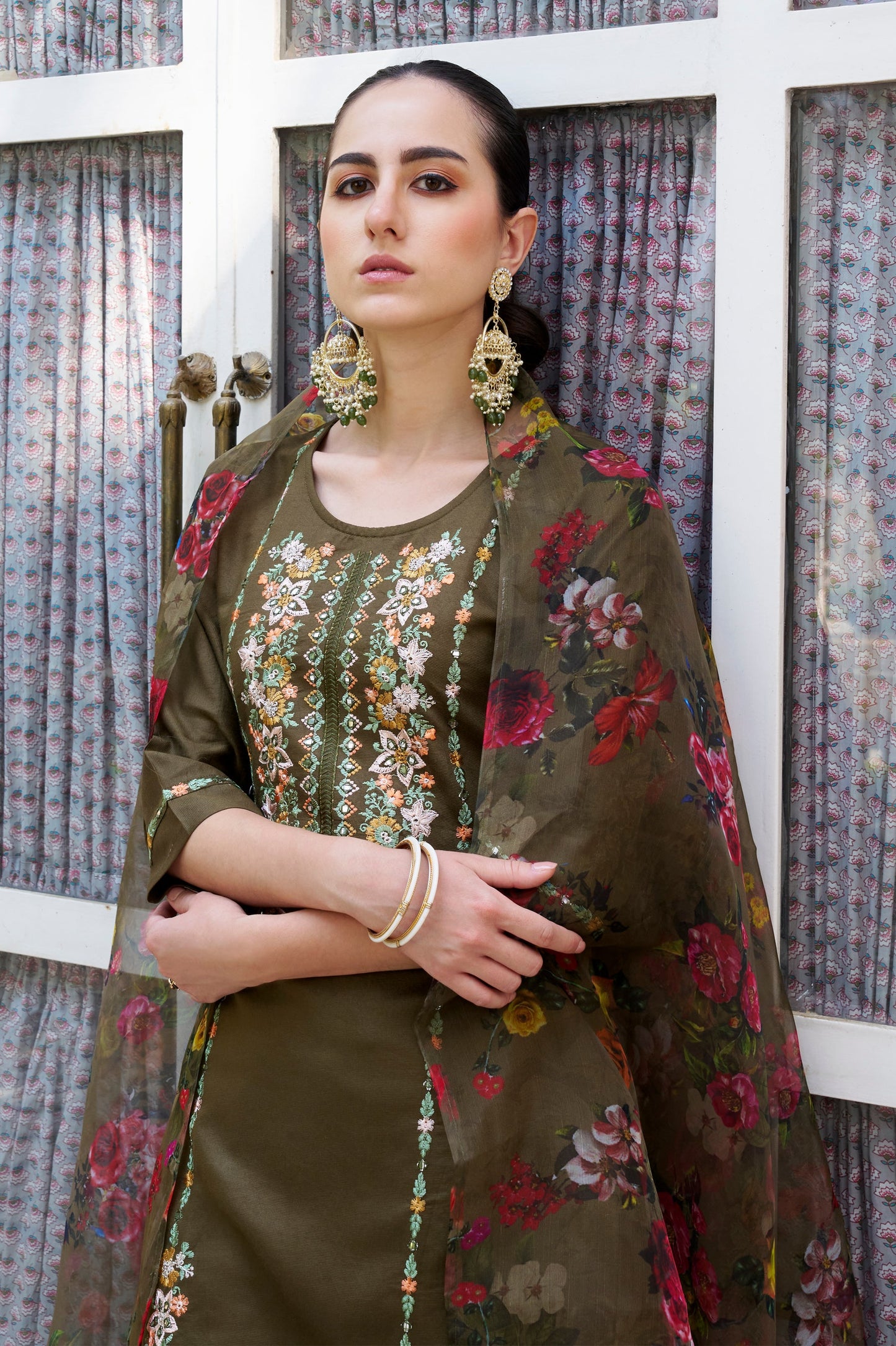 Noor Women Kurta and Pant Sets Viscose Rayon Fabric - FitVibe Fashion