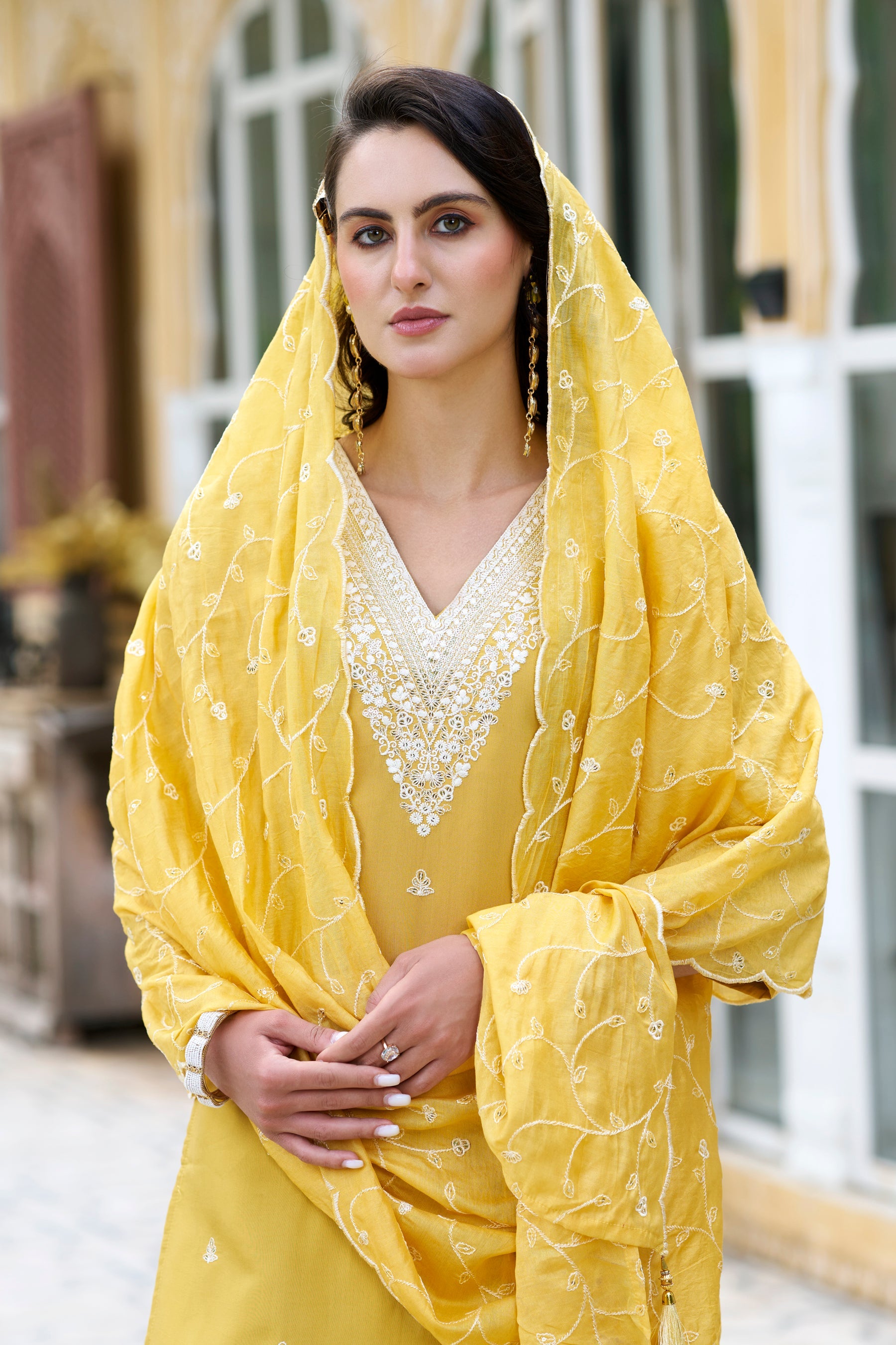 Kalpana Women Kurta and Pant Sets Silk Blend Fabric - FitVibe Fashion