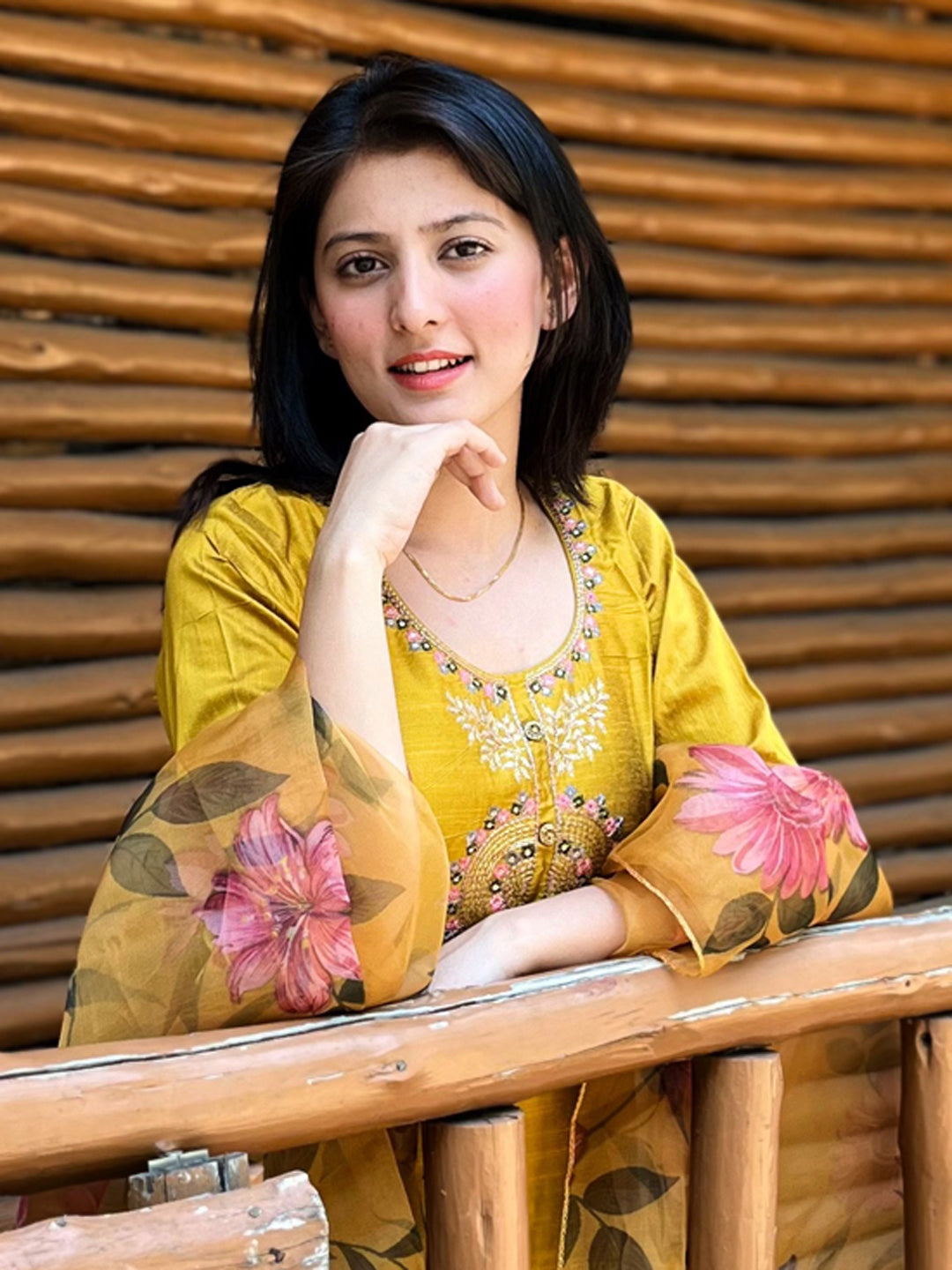 Radhika Women Kurta and Pant Sets Cotton Silk Fabric - FitVibe Fashion