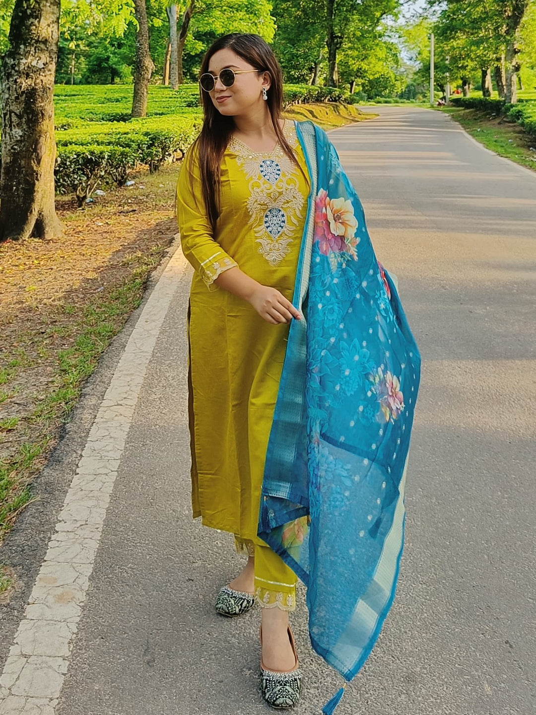 Shanti Women Kurta and Pant Viscose Rayon Fabric - FitVibe Fashion