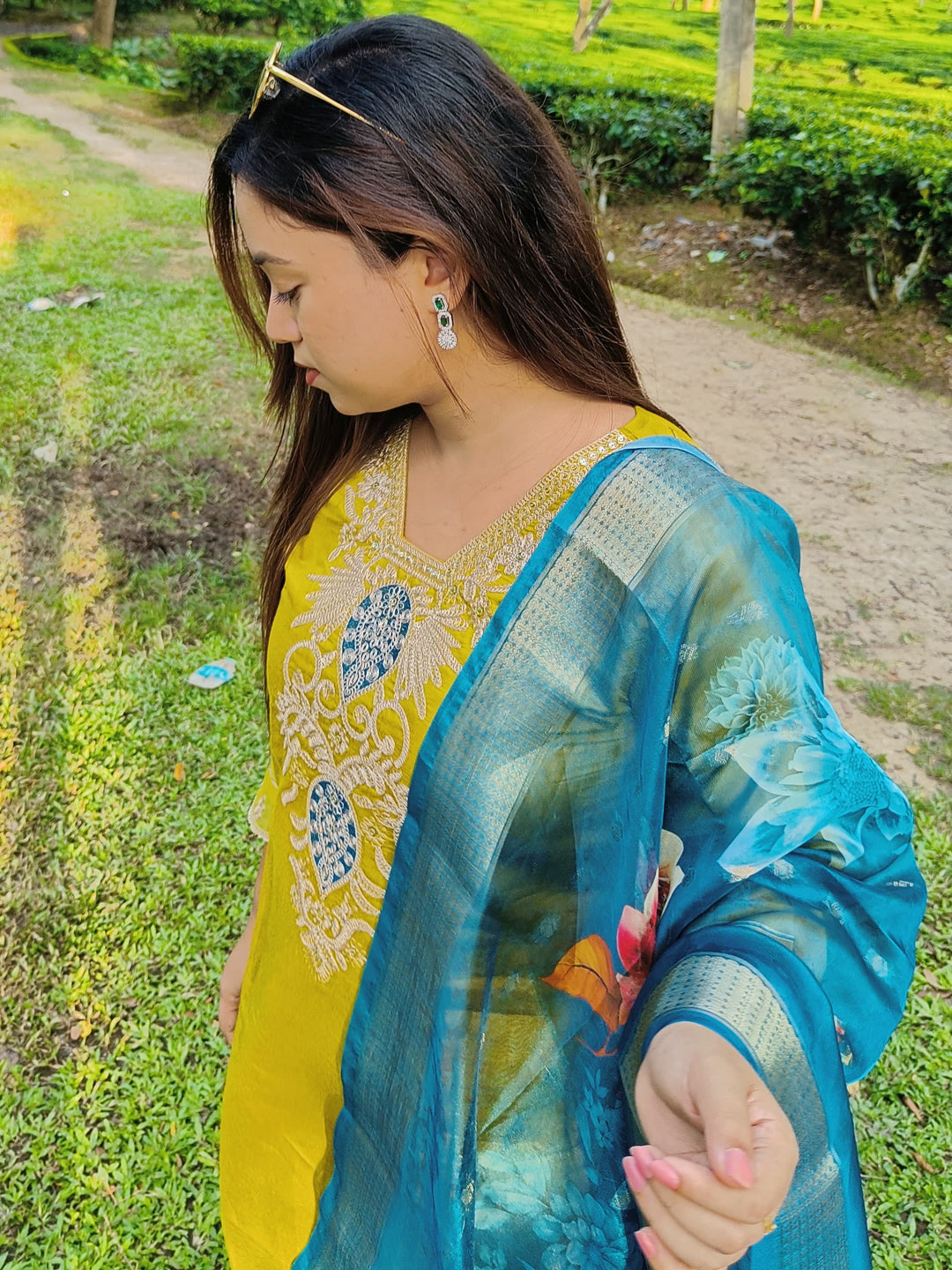 Shanti Women Kurta and Pant Viscose Rayon Fabric - FitVibe Fashion