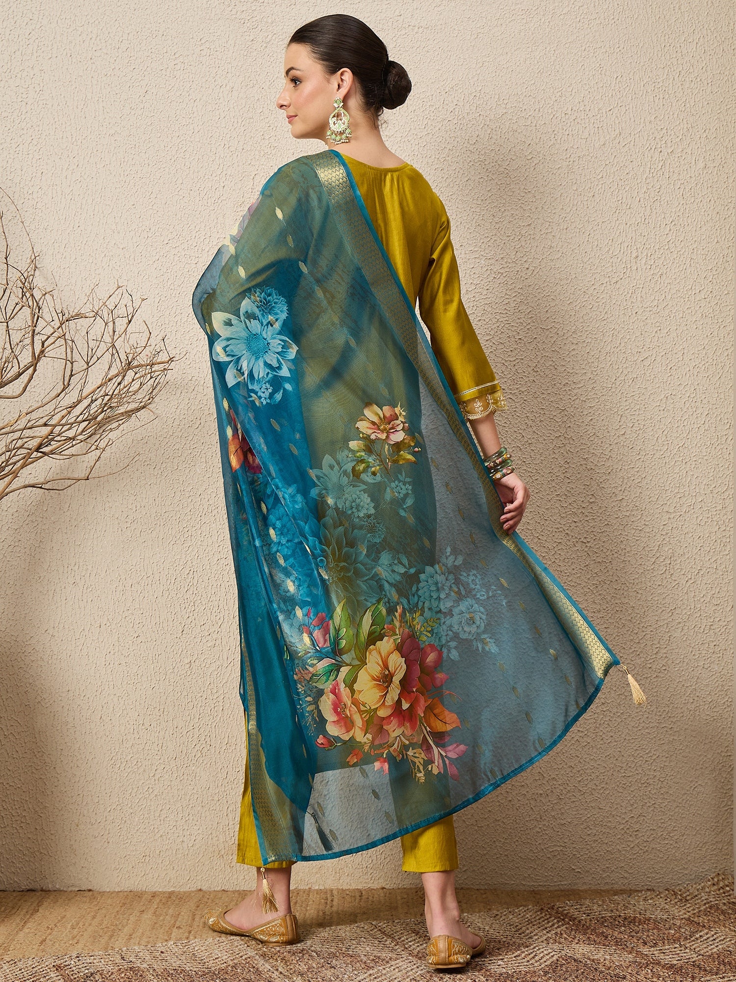 Gunjan Lemon Women Viscose Rayon suit Set - FitVibe Fashion