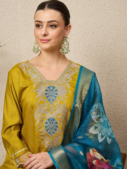 Gunjan Lemon Women Viscose Rayon suit Set - FitVibe Fashion