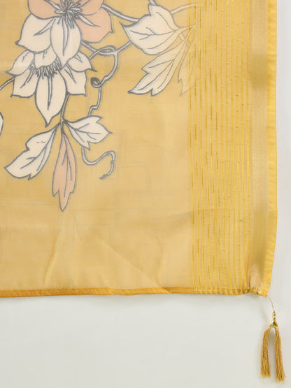 Bharthi Women’s Viscose Roman Silk Embroidery Straight Kurta Pant with Dupatta Set - FitVibe Fashion