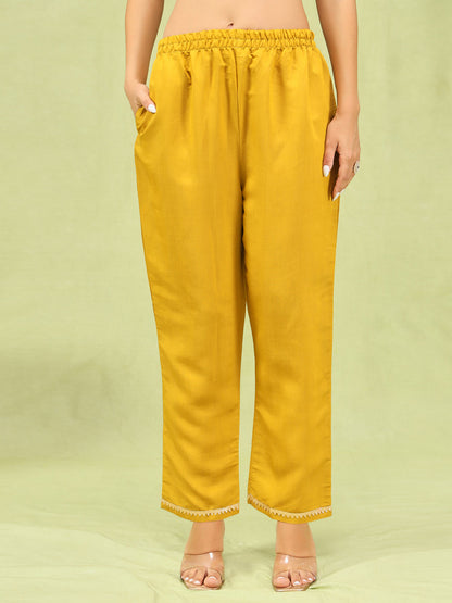 Bharthi Women’s Viscose Roman Silk Embroidery Straight Kurta Pant with Dupatta Set - FitVibe Fashion