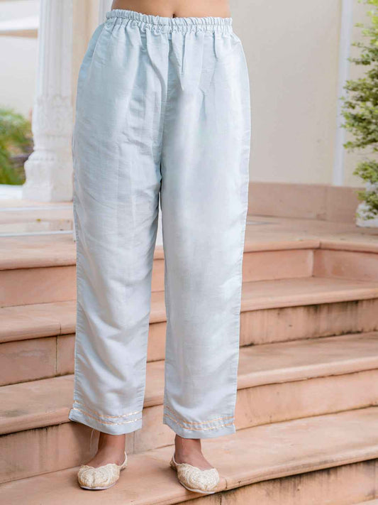 Agni Women’s Viscose Roman Silk Embroidery Straight Kurta Pant with Dupatta Set