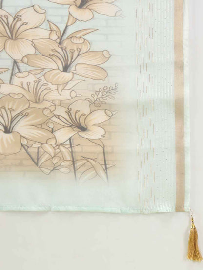 Aditi Women’s Viscose Roman Silk Embroidery Straight Kurta Pant with Dupatta Set