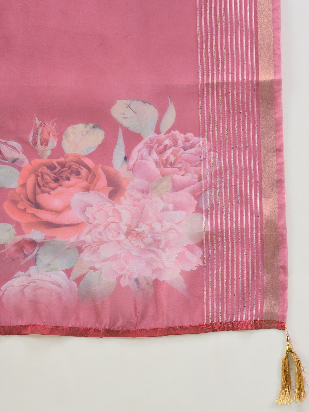 Nirali Women’s Viscose Roman Silk Embroidery Straight Kurta Pant with Dupatta Set - FitVibe Fashion