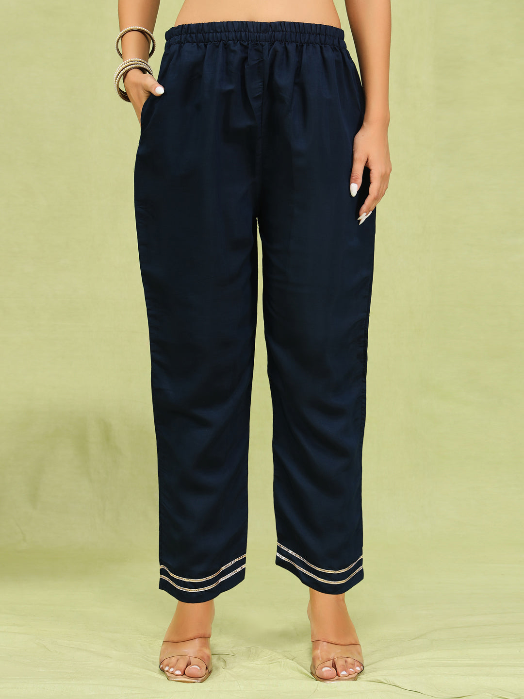 Priyanshi Women’s Viscose Roman Silk Embroidery Straight Kurta Pant with Dupatta Set - FitVibe Fashion