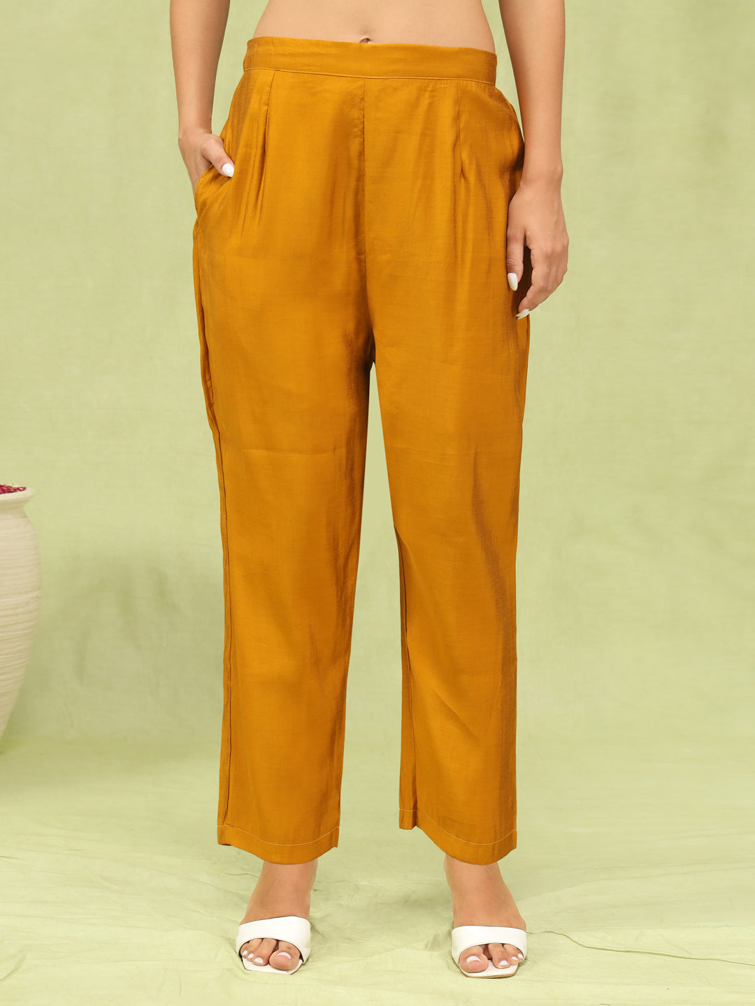 Madhuri Women’s Viscose Roman Silk Embroidery Straight Kurta Pant with Dupatta Set - FitVibe Fashion