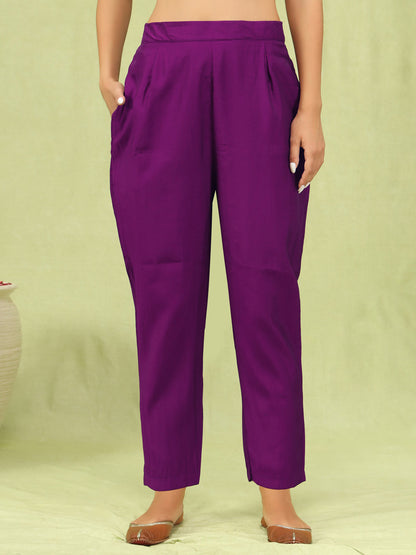 Simran Women’s Viscose Roman Silk Embroidery Straight Kurta Pant with Dupatta Set - FitVibe Fashion