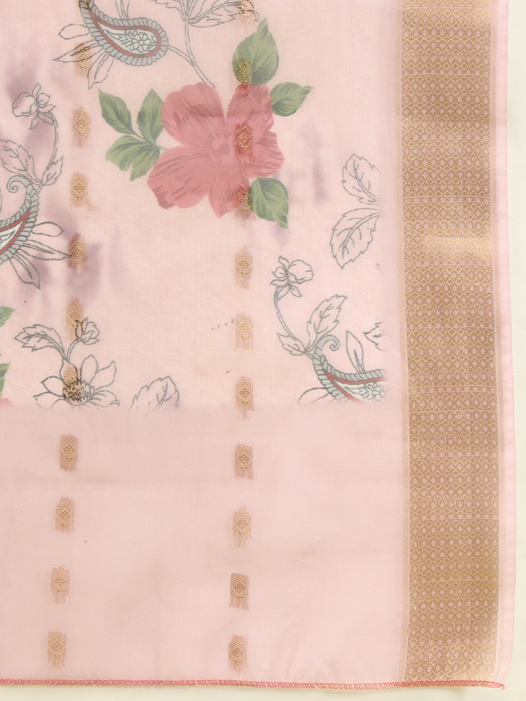 Bhanita  Women Kurta and Trousers Pant Set Silk Blend - FitVibe Fashion