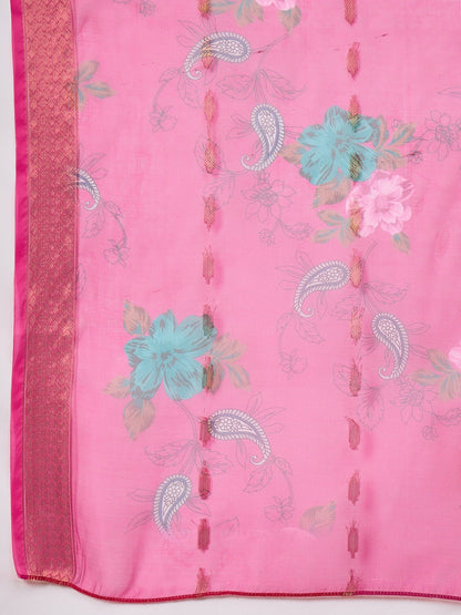 Mahek Rani Women Silk Blend Kurta and Trousers Pant Set - FitVibe Fashion