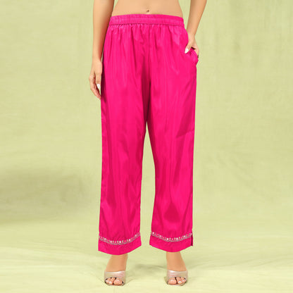 Chhaya Women Kurta and Trousers Pant Set Silk Blend - FitVibe Fashion