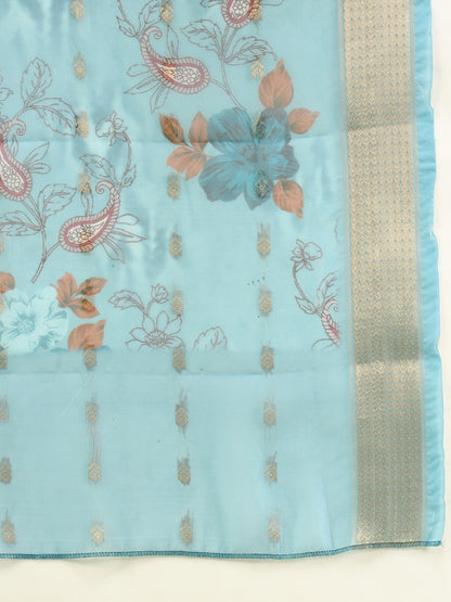 Chitraa  Women Kurta and Trousers Pant Set Silk Blend - FitVibe Fashion