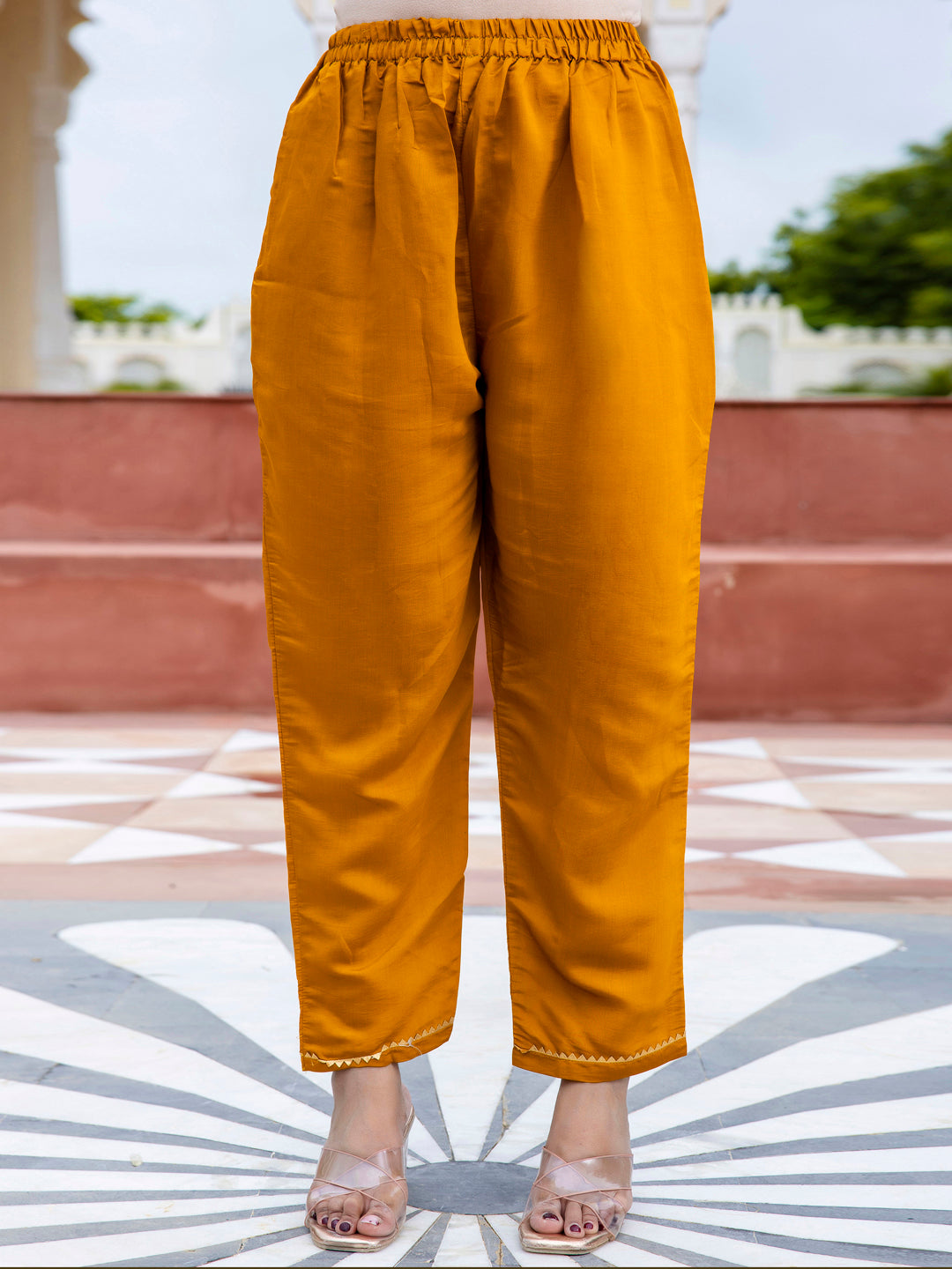 Women’s Viscose Roman Silk Embroidery Straight Kurta Pant with Dupatta Set - FitVibe Fashion