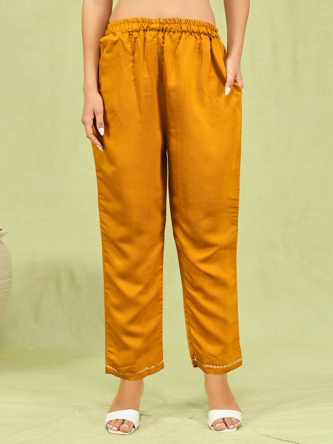 Women’s Viscose Roman Silk Embroidery Straight Kurta Pant with Dupatta Set - FitVibe Fashion