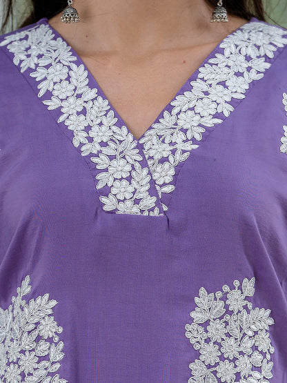 Women Silk Blend Kurta Pant Dupatta Set - FitVibe Fashion