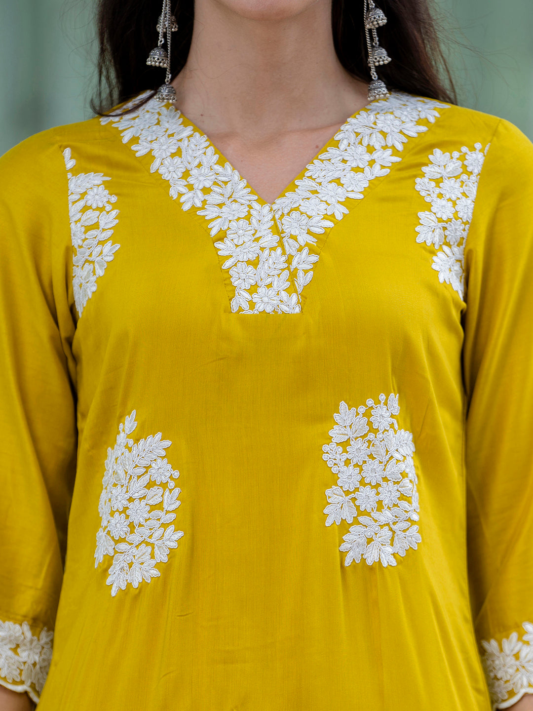 Women Silk Blend Kurta Pant Dupatta Set - FitVibe Fashion