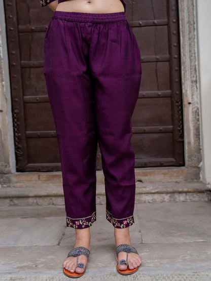 Women Silk Blend Kurta Pant Dupatta Set - FitVibe Fashion