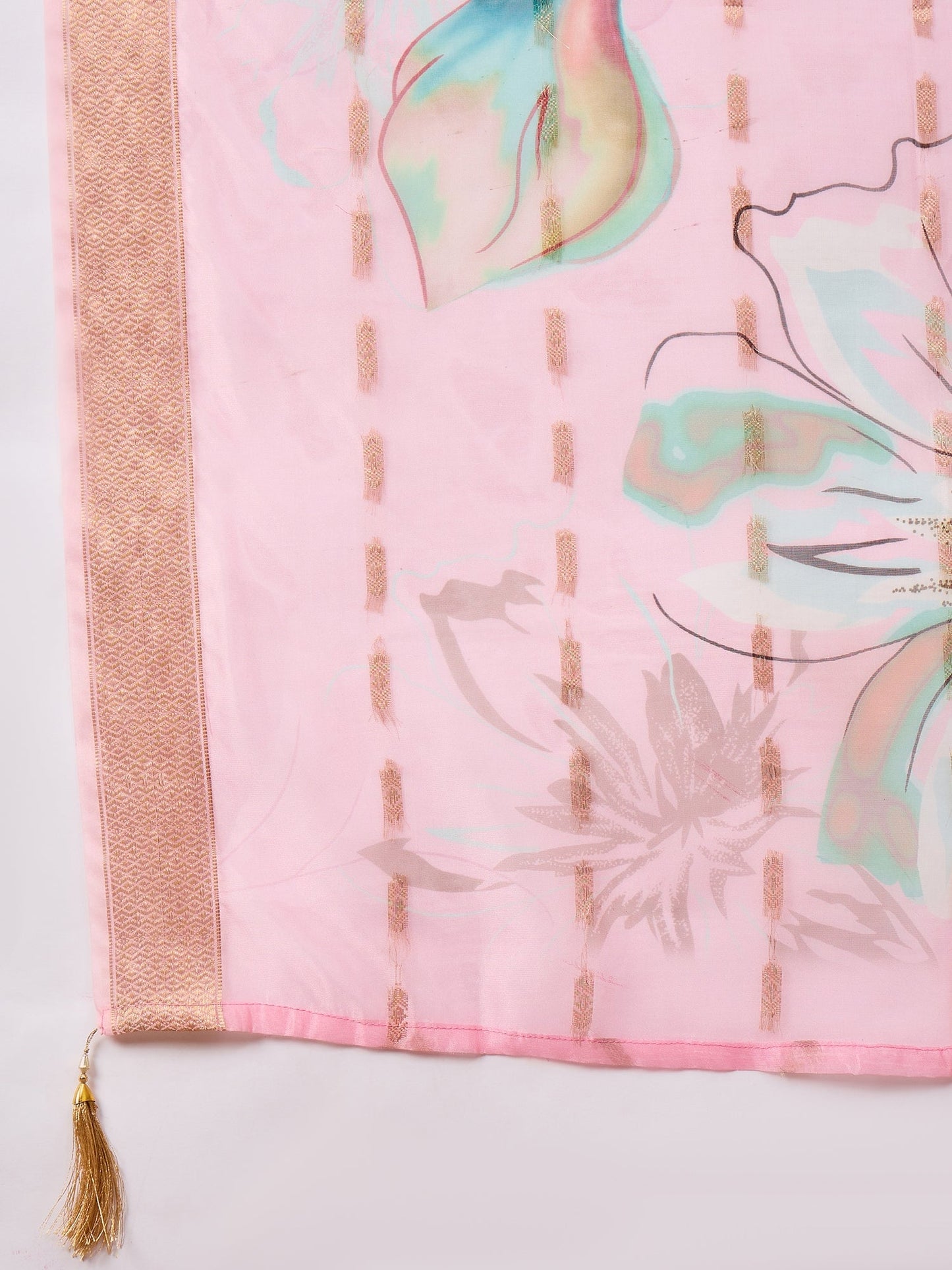 Rachna Pink Embroidered Straight Suit Set - FitVibe Fashion