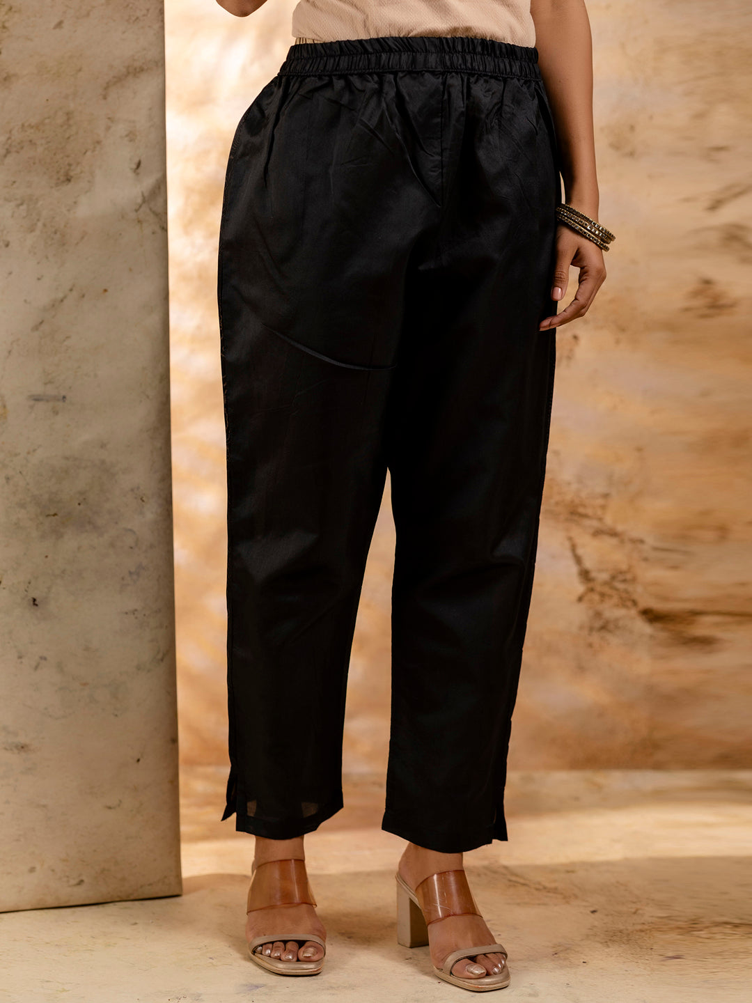 Women's Embroidered Cotton Blend Kurta Pant Sets with Dupatta - FitVibe Fashion